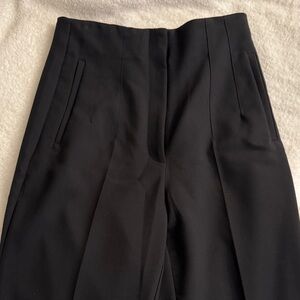 Zara Black High-Waisted Trousers